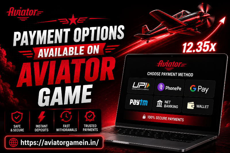 Payment Options available on Aviator Game